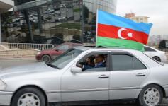 Festive procession in Baku in connection with liberation of Azerbaijan’s Lachin district (PHOTO)