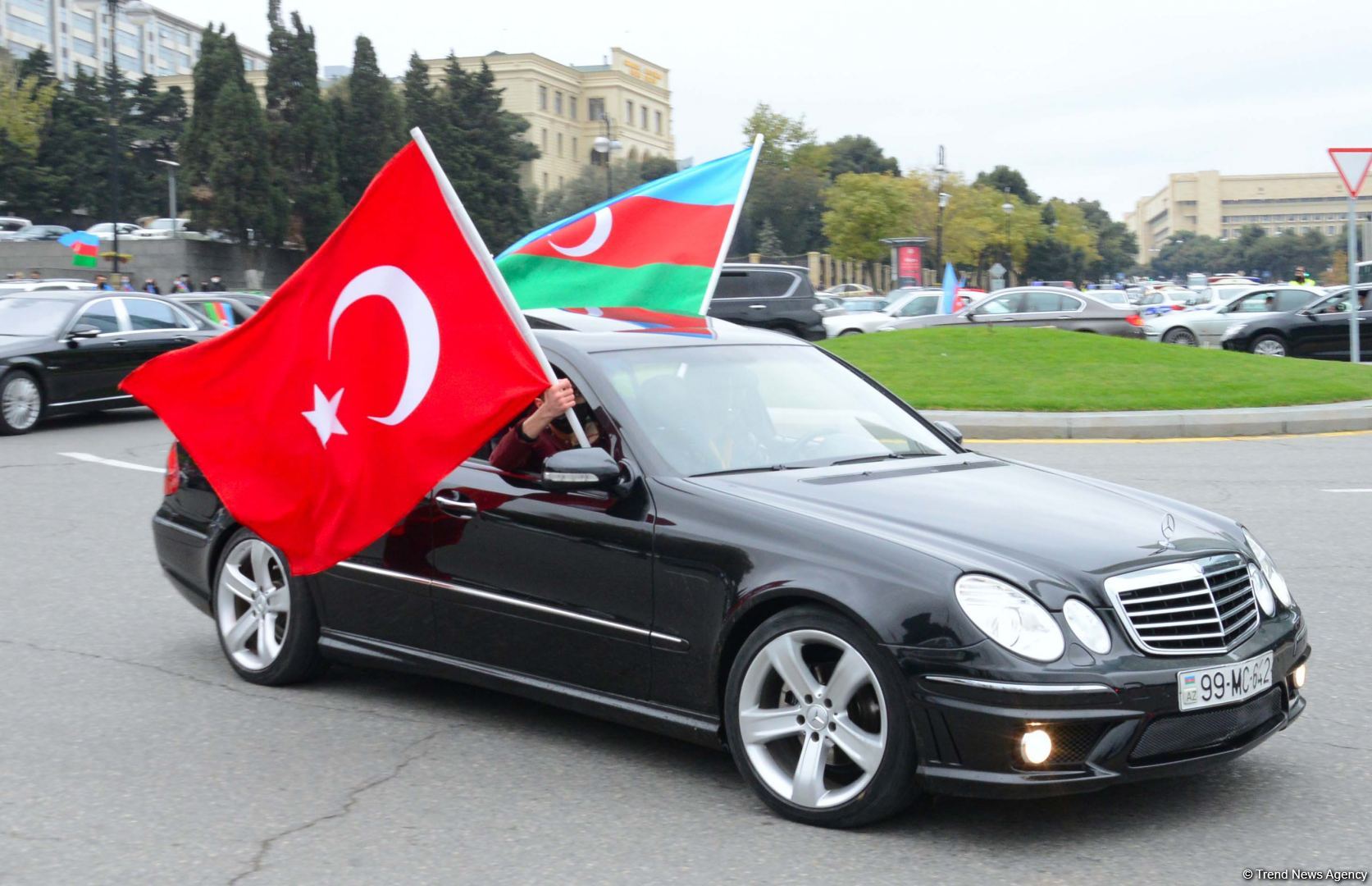Festive procession in Baku in connection with liberation of Azerbaijan’s Lachin district (PHOTO)
