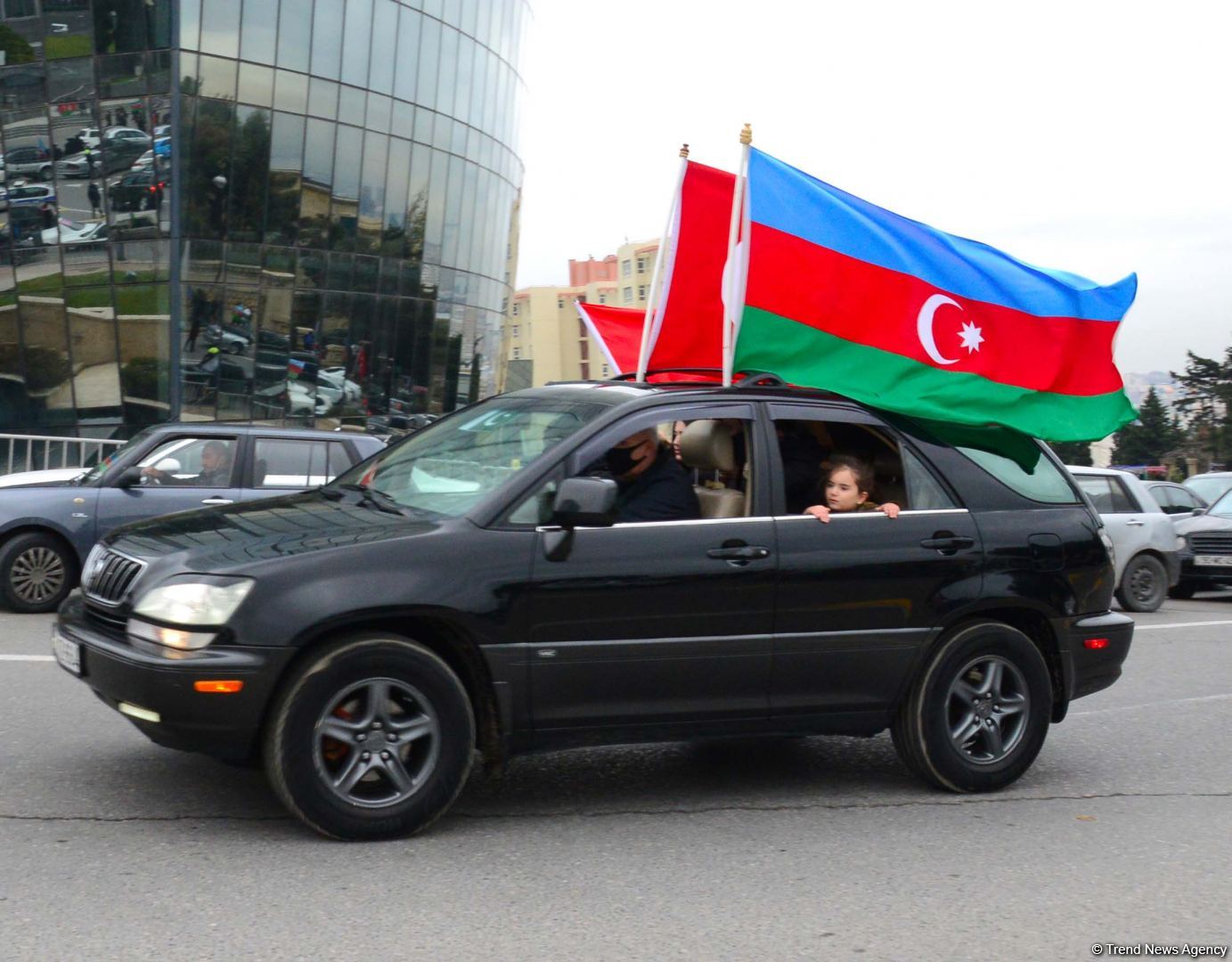 Festive procession in Baku in connection with liberation of Azerbaijan’s Lachin district (PHOTO)