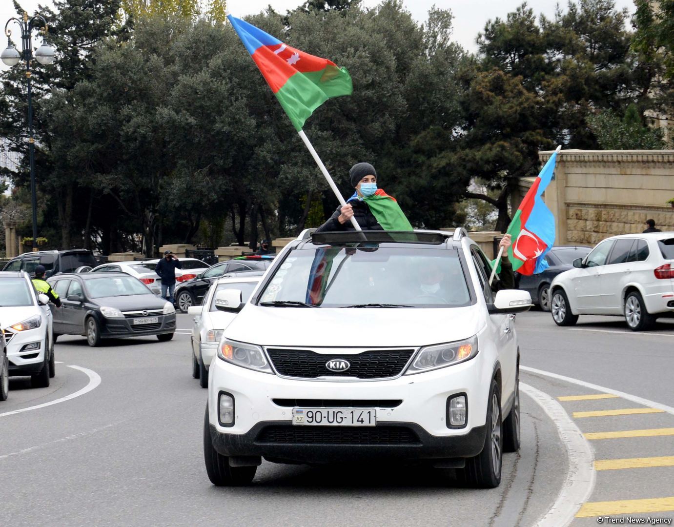 Festive procession in Baku in connection with liberation of Azerbaijan’s Lachin district (PHOTO)