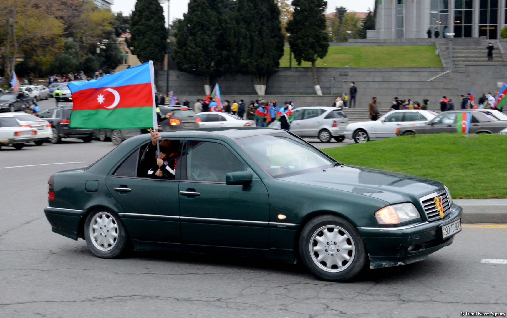 Festive procession in Baku in connection with liberation of Azerbaijan’s Lachin district (PHOTO)