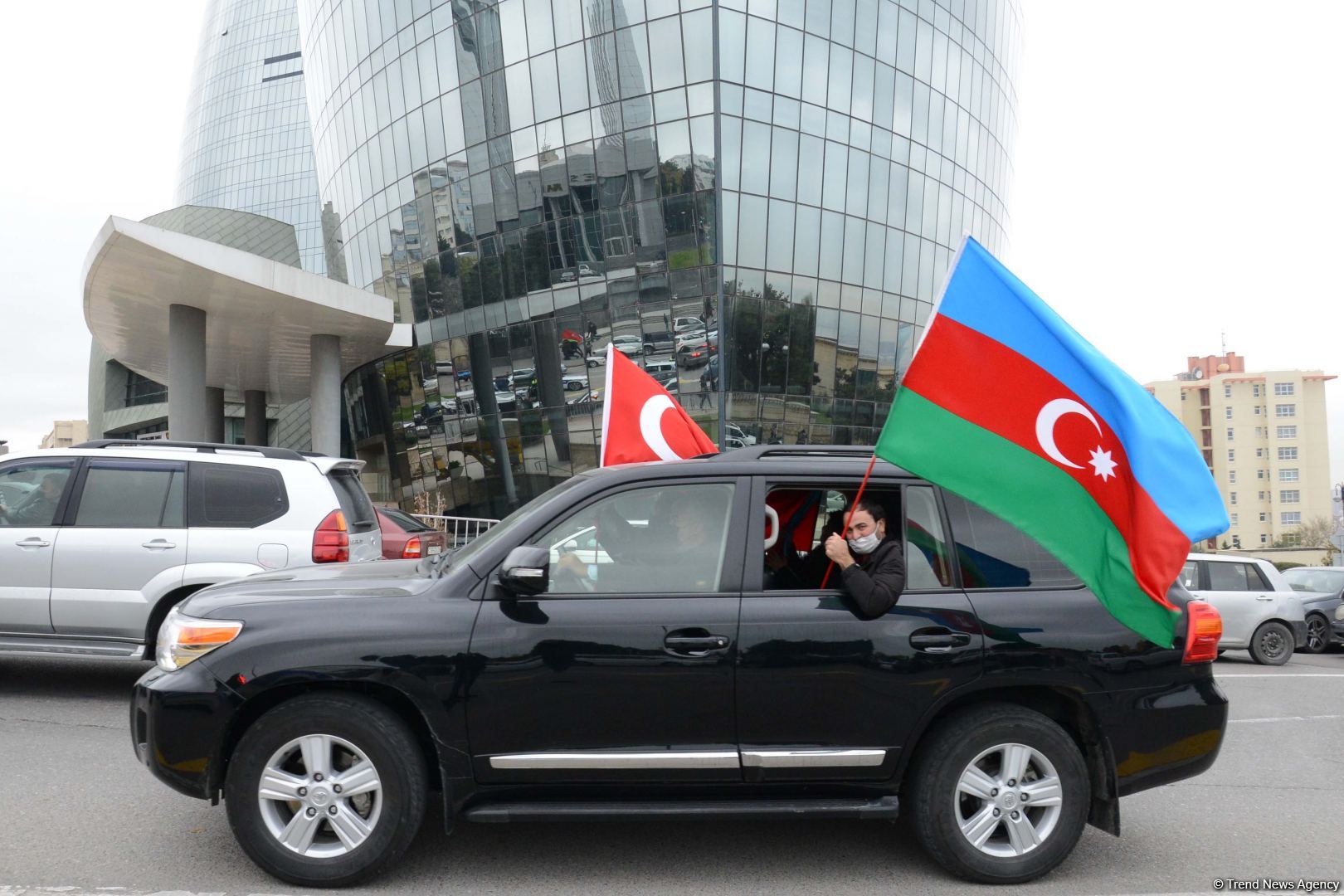 Festive procession in Baku in connection with liberation of Azerbaijan’s Lachin district (PHOTO)