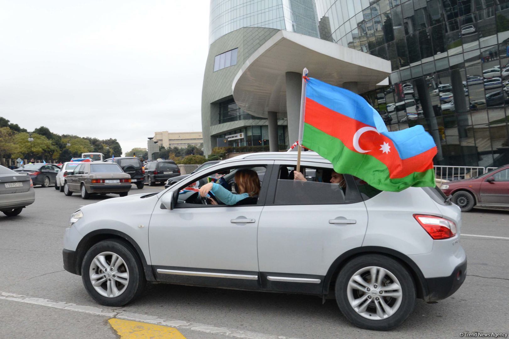 Festive procession in Baku in connection with liberation of Azerbaijan’s Lachin district (PHOTO)