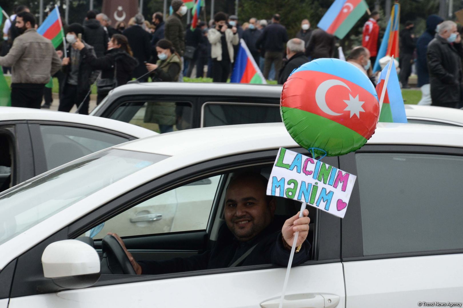 Festive procession in Baku in connection with liberation of Azerbaijan’s Lachin district (PHOTO)