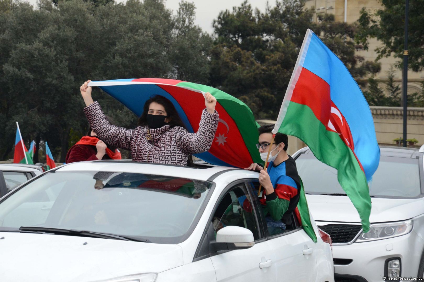 Festive procession in Baku in connection with liberation of Azerbaijan’s Lachin district (PHOTO)