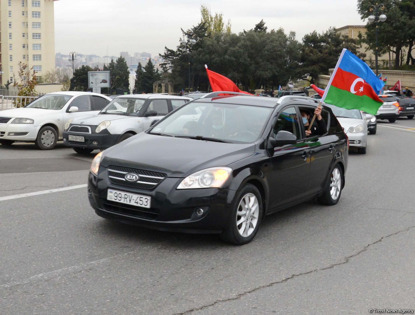 Festive procession in Baku in connection with liberation of Azerbaijan’s Lachin district (PHOTO)