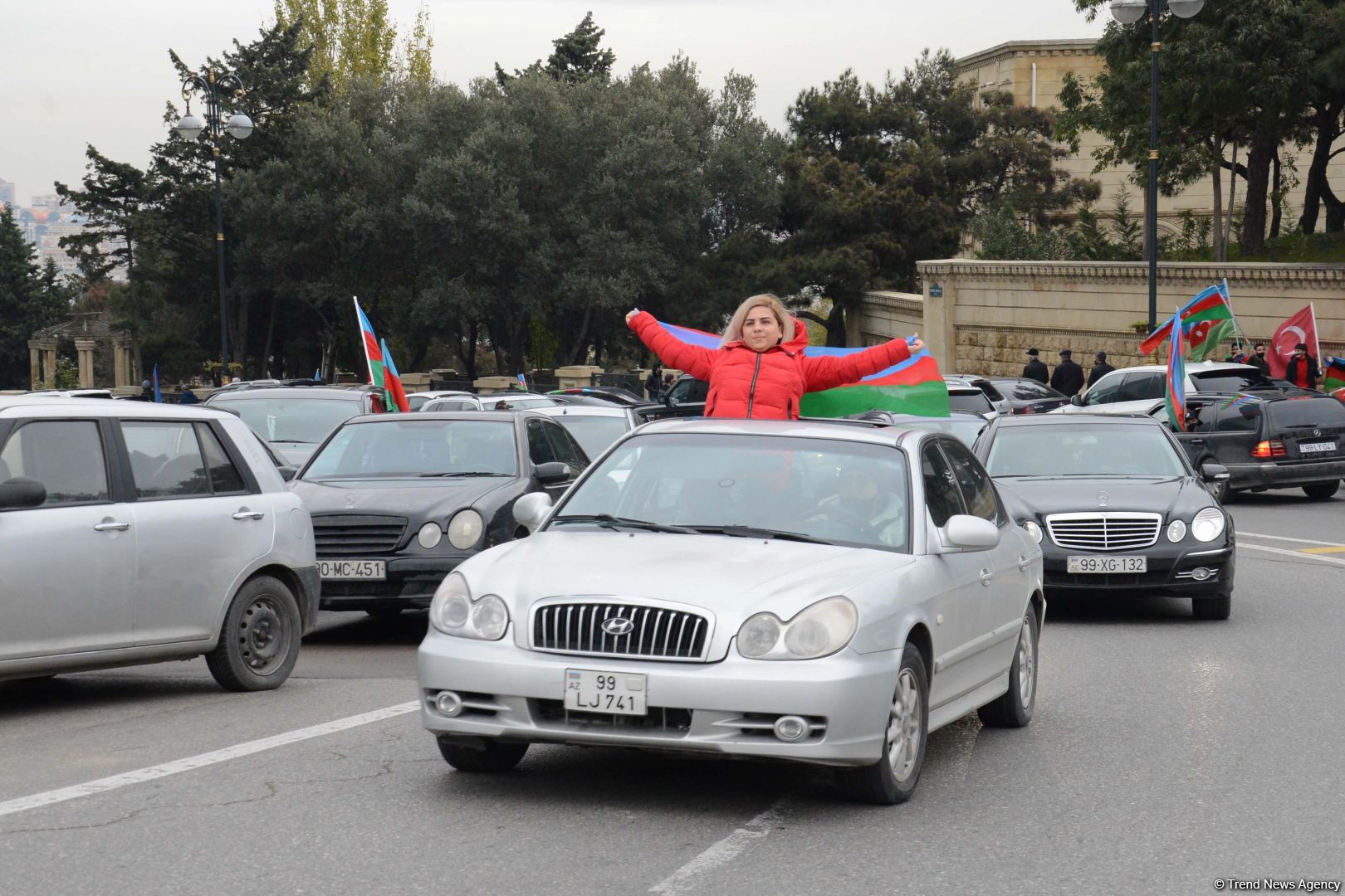 Festive procession in Baku in connection with liberation of Azerbaijan’s Lachin district (PHOTO)