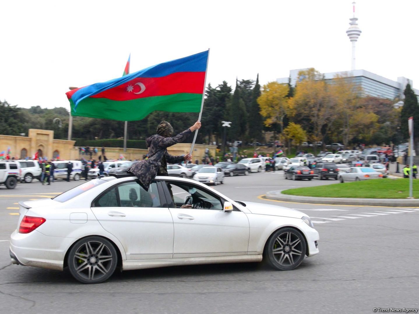 Festive procession in Baku in connection with liberation of Azerbaijan’s Lachin district (PHOTO)