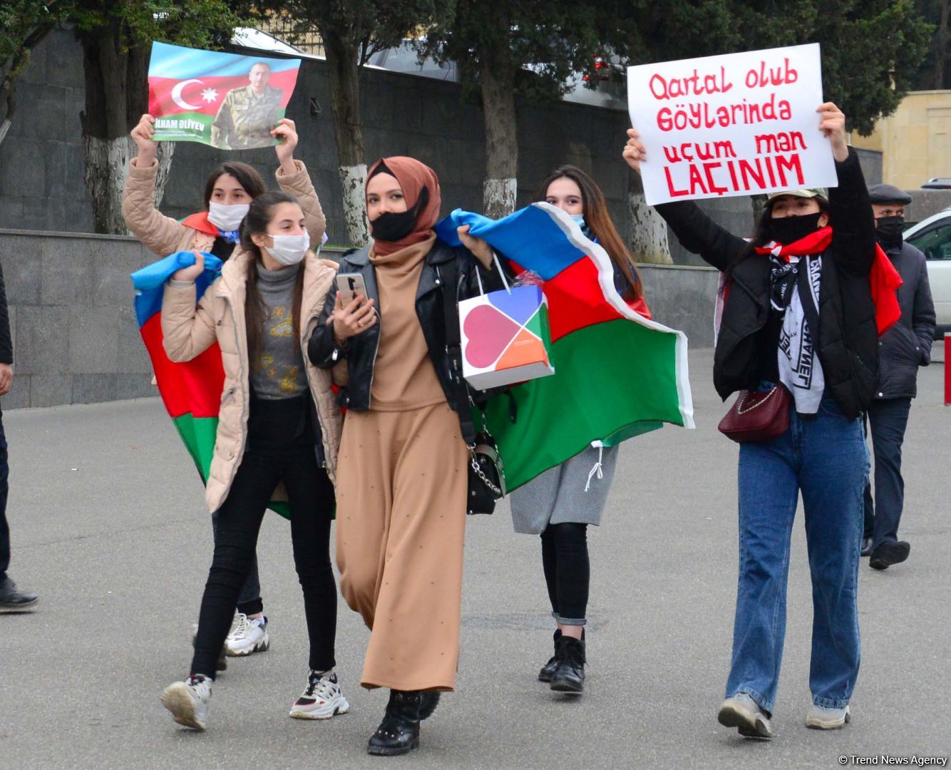 Festive procession in Baku in connection with liberation of Azerbaijan’s Lachin district (PHOTO)