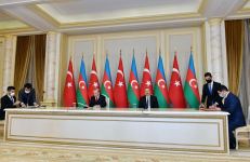 Azerbaijani-Turkish documents signed (PHOTO) (UPDATE)