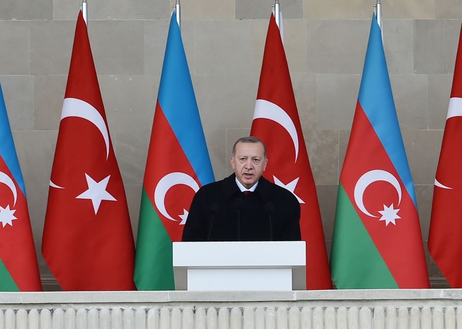 Turkish president believes Azerbaijan under leadership of President Aliyev to continue to write history