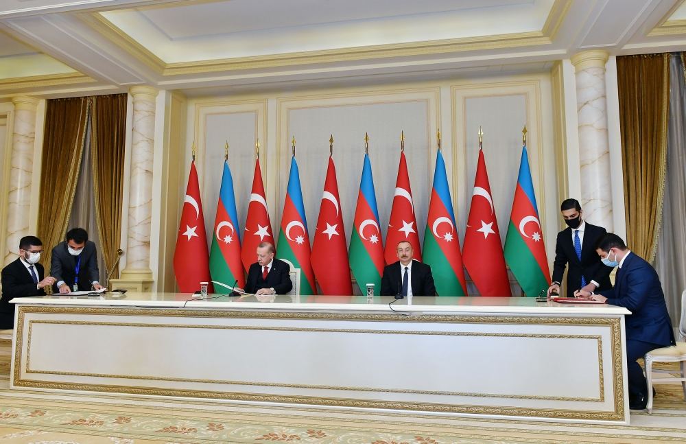 Azerbaijani-Turkish documents signed (PHOTO) (UPDATE)