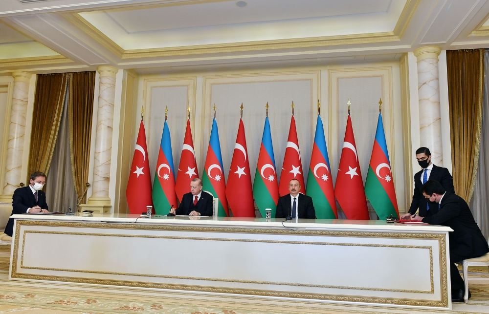 Azerbaijani-Turkish documents signed (PHOTO) (UPDATE)