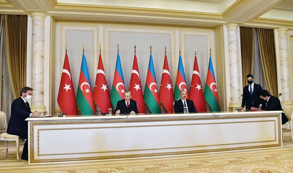 Azerbaijani-Turkish documents signed (PHOTO) (UPDATE)
