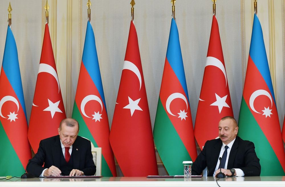 Azerbaijani-Turkish documents signed (PHOTO) (UPDATE)