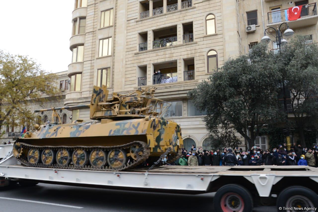 Azerbaijan shows some war trophies at Victory Parade in Baku (PHOTO/VIDEO)