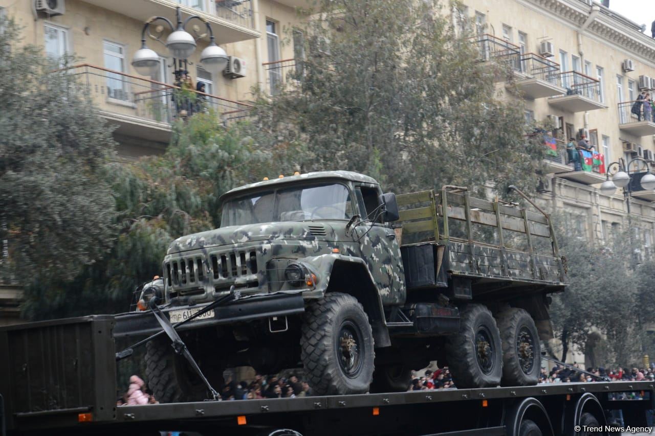 Azerbaijan shows some war trophies at Victory Parade in Baku (PHOTO/VIDEO)