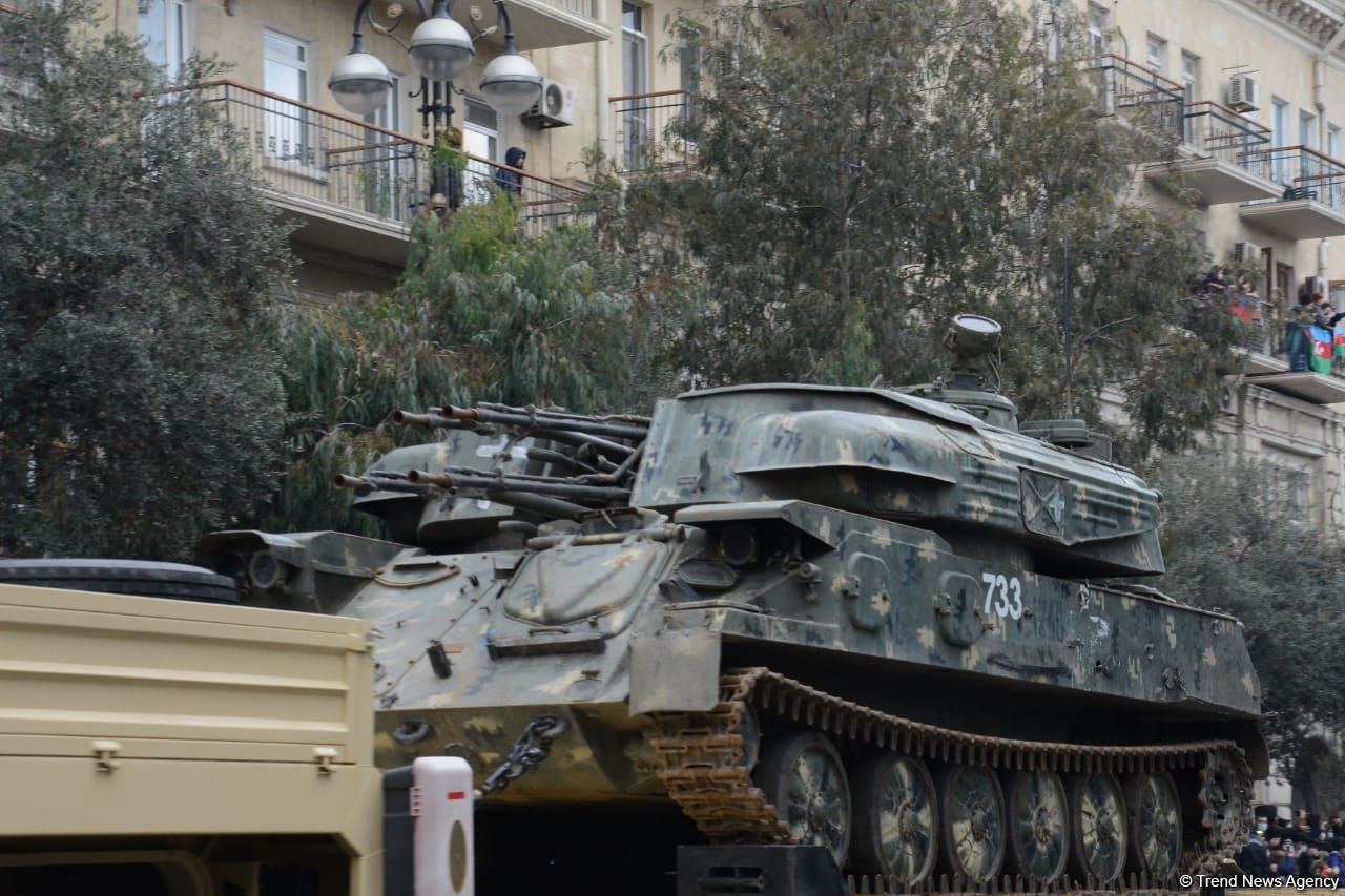 Azerbaijan shows some war trophies at Victory Parade in Baku (PHOTO/VIDEO)
