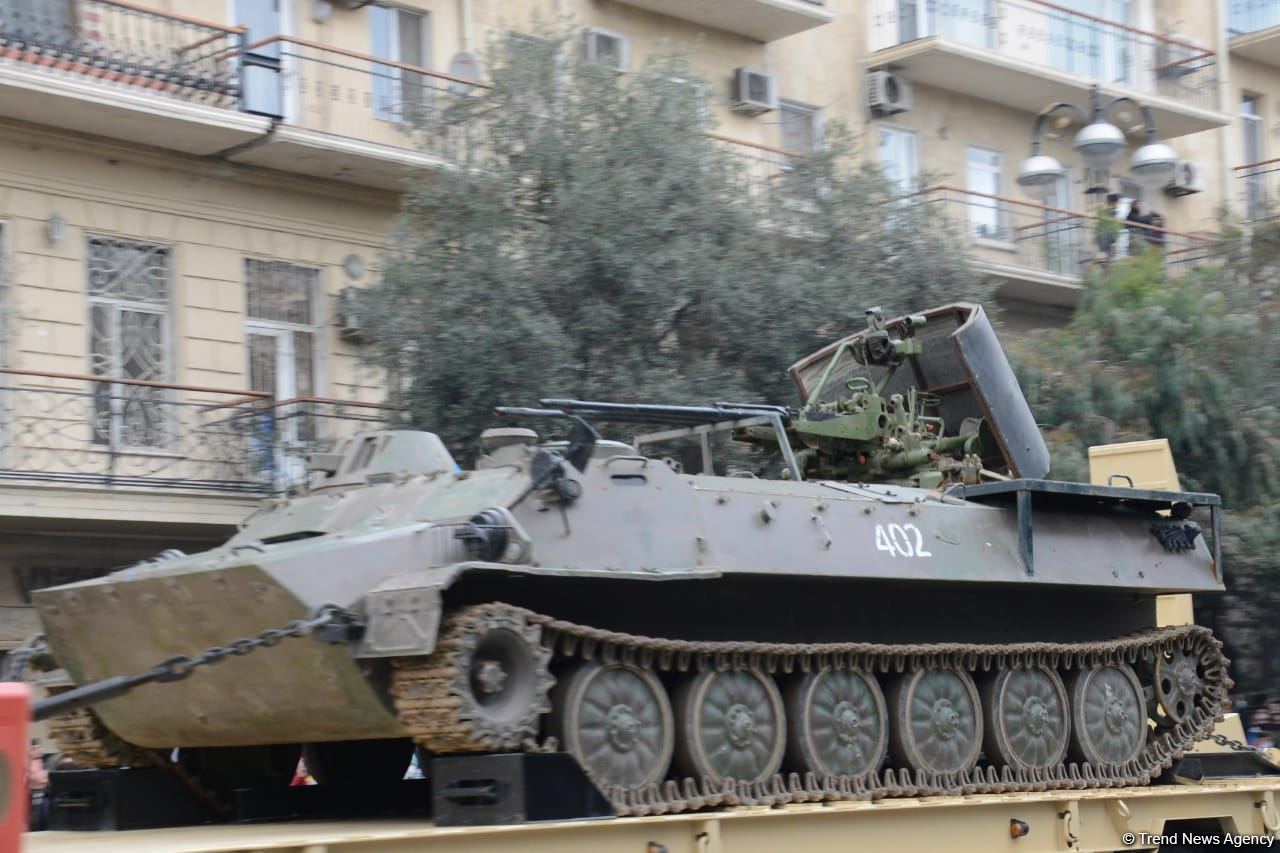 Azerbaijan shows some war trophies at Victory Parade in Baku (PHOTO/VIDEO)