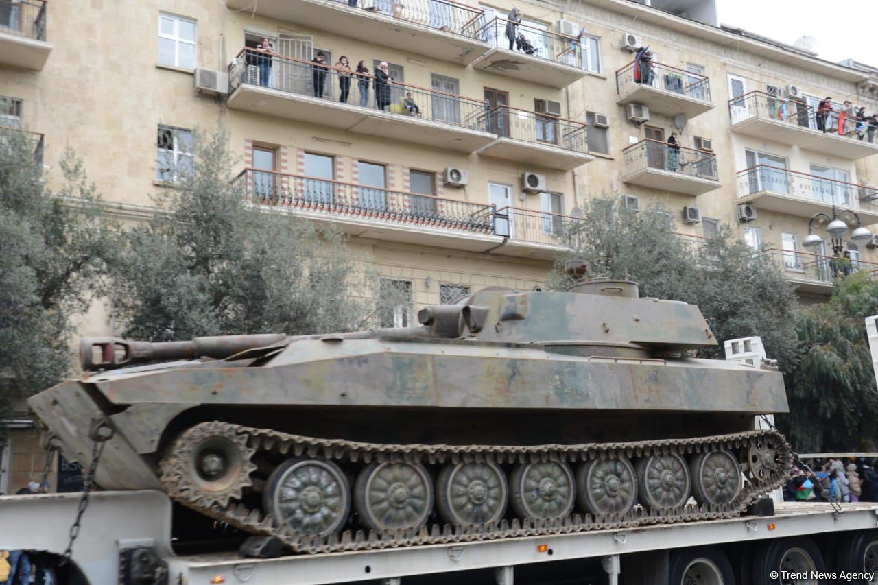 Azerbaijan shows some war trophies at Victory Parade in Baku (PHOTO/VIDEO)