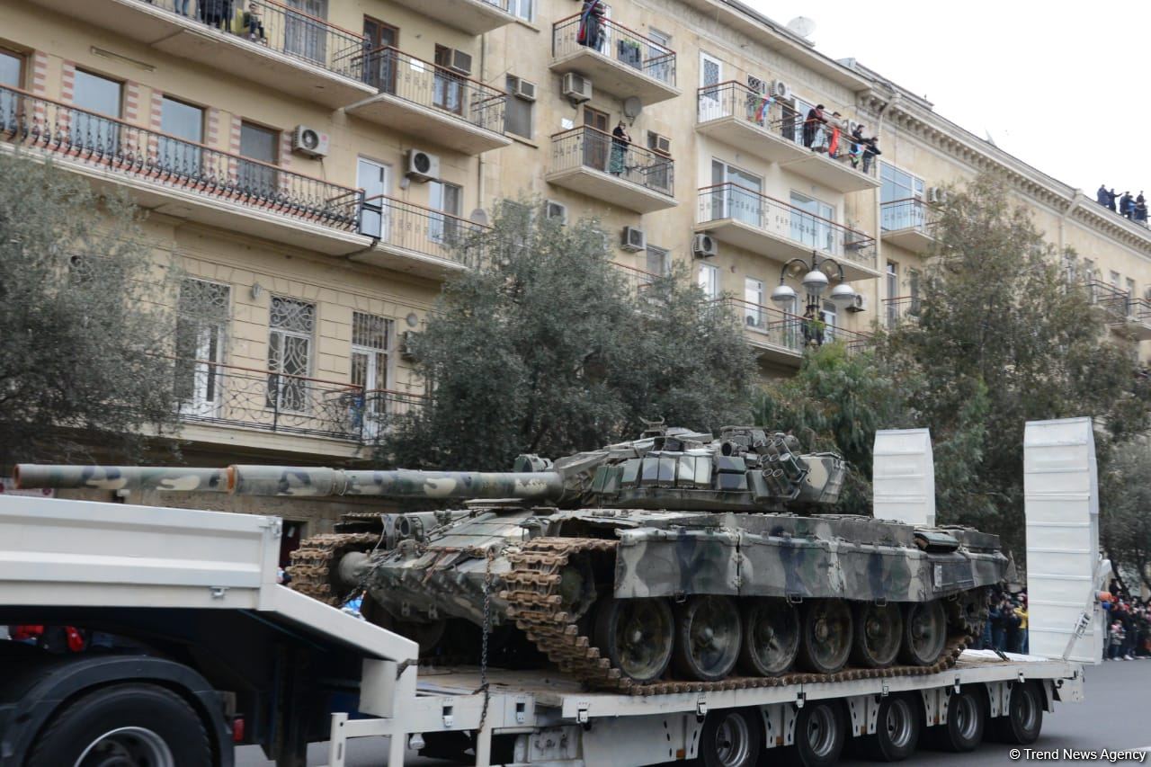Azerbaijan shows some war trophies at Victory Parade in Baku (PHOTO/VIDEO)
