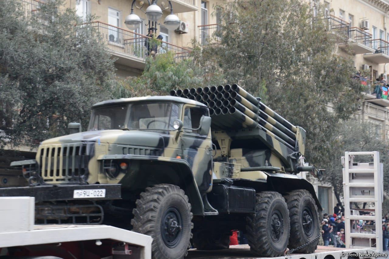 Azerbaijan shows some war trophies at Victory Parade in Baku (PHOTO/VIDEO)