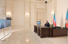 President Ilham Aliyev receives in video format Anar Karimov on his appointment as Minister of Culture (PHOTO)