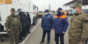 Azerbaijani, Russian squads undergo training before de-mining actions in Aghdam (PHOTO)