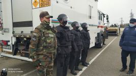 Azerbaijani, Russian squads undergo training before de-mining actions in Aghdam (PHOTO)