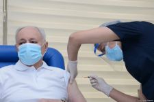 Azerbaijan's Health Minister, Head of TABIB vaccinated from COVID-19 (PHOTOS)