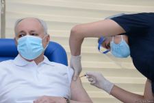 Azerbaijan's Health Minister, Head of TABIB vaccinated from COVID-19 (PHOTOS)