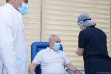 Azerbaijan's Health Minister, Head of TABIB vaccinated from COVID-19 (PHOTOS)