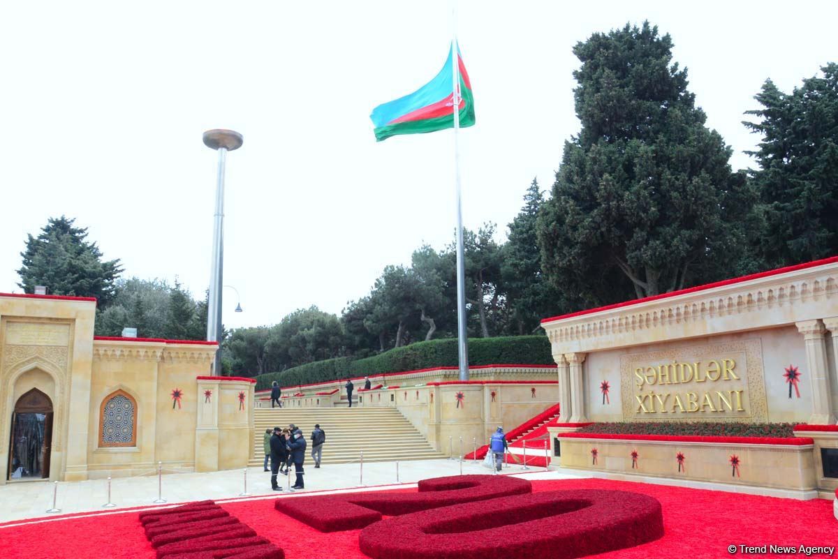 Preparatory work under completion in Azerbaijan’s Alley of Martyrs (PHOTO)