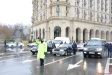 Azerbaijan holds minute of silence to honor January 20 victims (PHOTOVIDEO)