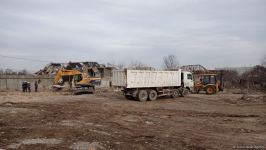 Azerbaijan restoring houses destroyed as a result of Armenia’s aggression in Ganja (PHOTO)