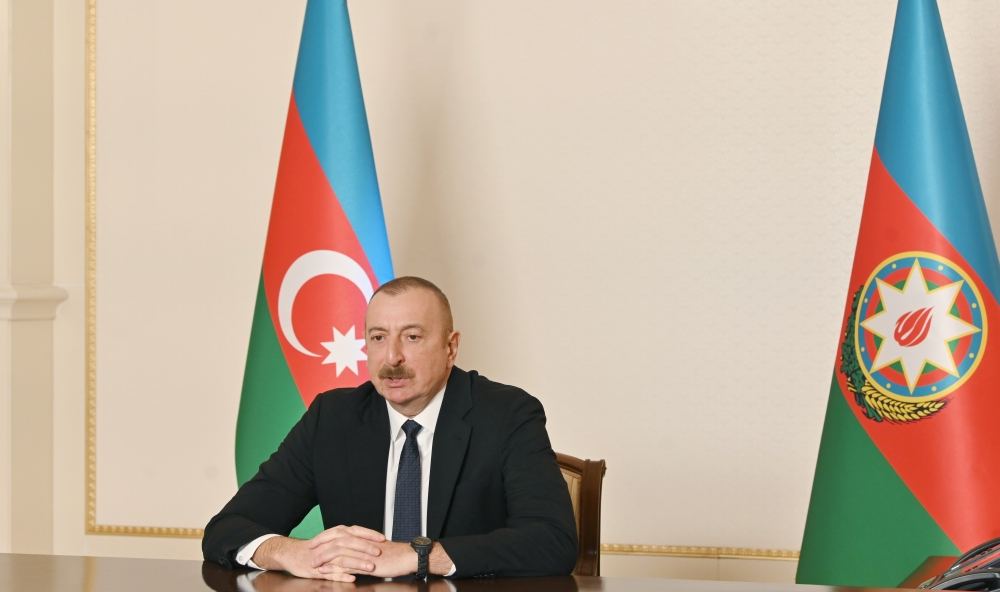 President Aliyev receives in video format Aydin Karimov on his appointment as Special Representative of President in Shusha district (PHOTO)