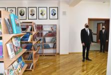 Azerbaijani president views conditions created at reconstructed schools in Sabunchu, Surakhani (PHOTO)
