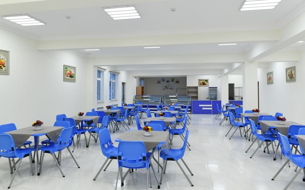 Azerbaijani president views conditions created at reconstructed schools in Sabunchu, Surakhani (PHOTO)