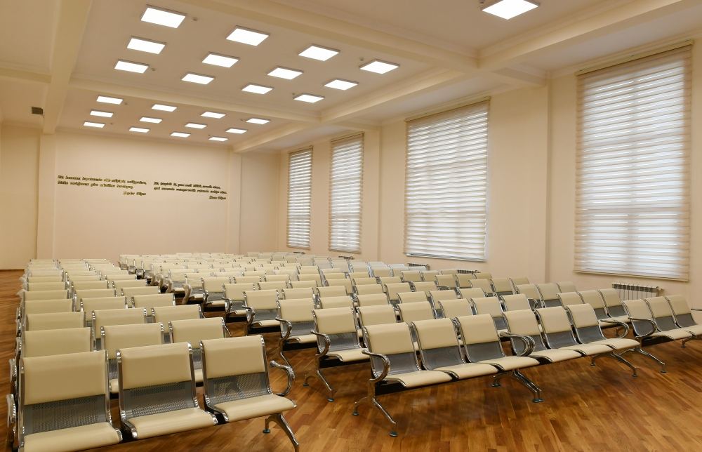 Azerbaijani president views conditions created at reconstructed schools in Sabunchu, Surakhani (PHOTO)