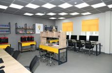 Azerbaijani president, first lady view conditions created at school-lyceum in Khirdalan city (PHOTO)