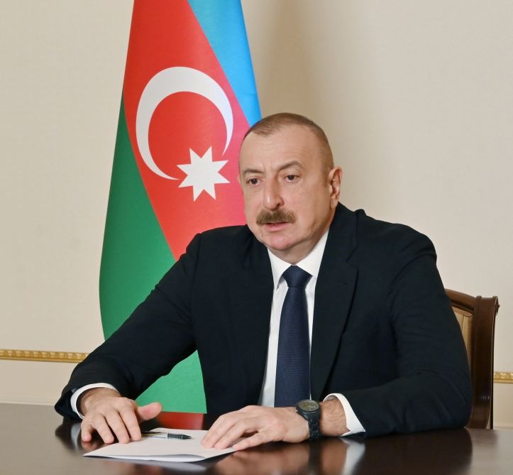 President Aliyev receives in video format delegation led by Italian Marie Tecnimont Group chairman (PHOTO)