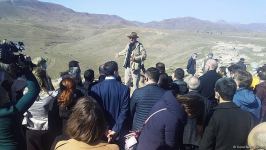 Diplomats accredited in Azerbaijan view cemetery destroyed by Armenians in Jabrayil - Trend TV (PHOTO/VIDEO)