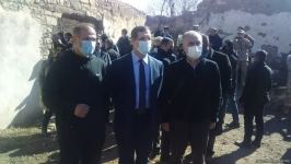 Foreign diplomats view Armenian-destroyed culture house in Azerbaijan's Jabrayil (PHOTO/VIDEO)