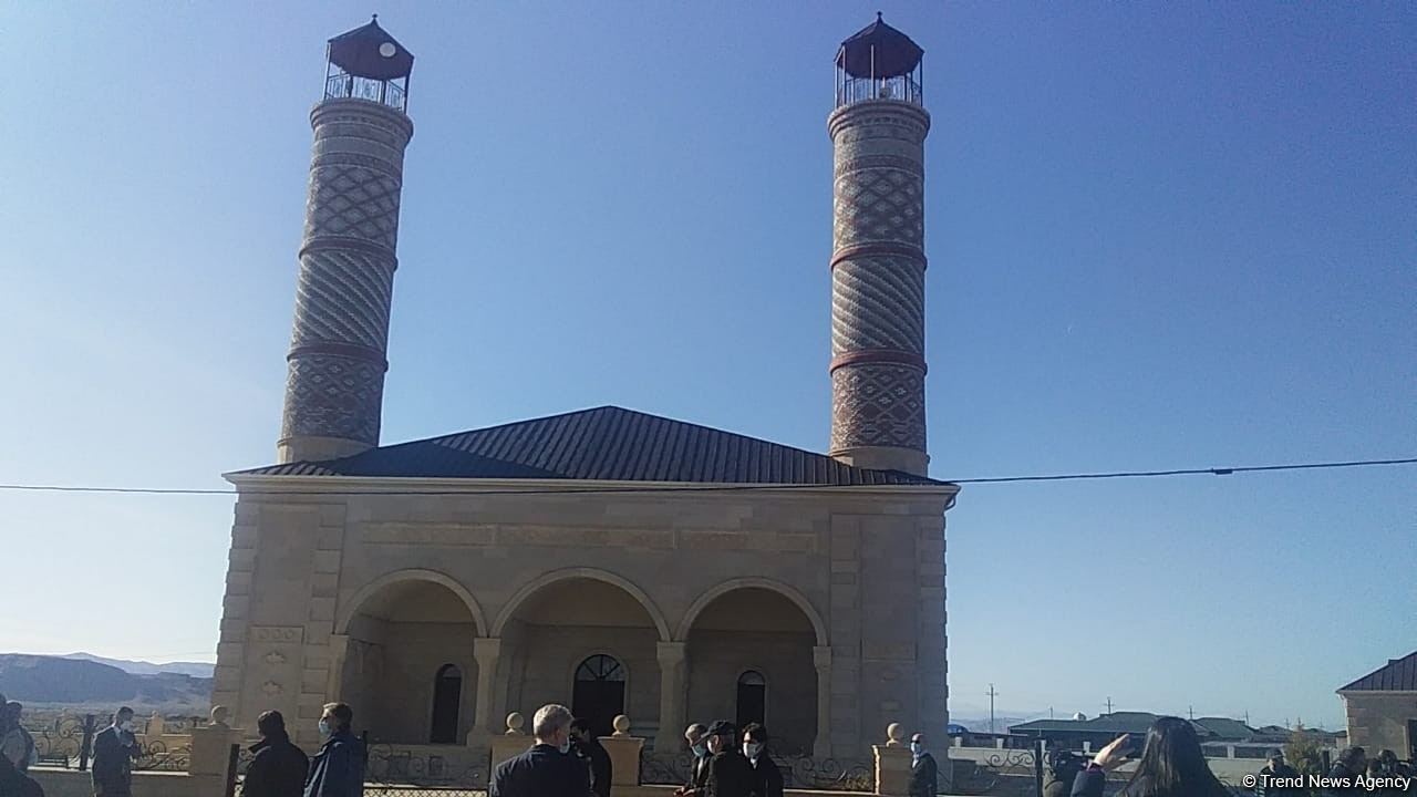 Azerbaijan diplomatic corps' representatives arrive in Jabrayil's Jojug Marjanli - Trend TV (PHOTO/VIDEO)