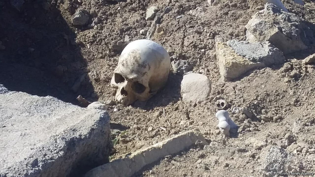 Diplomats accredited in Azerbaijan view cemetery destroyed by Armenians in Jabrayil - Trend TV (PHOTO/VIDEO)