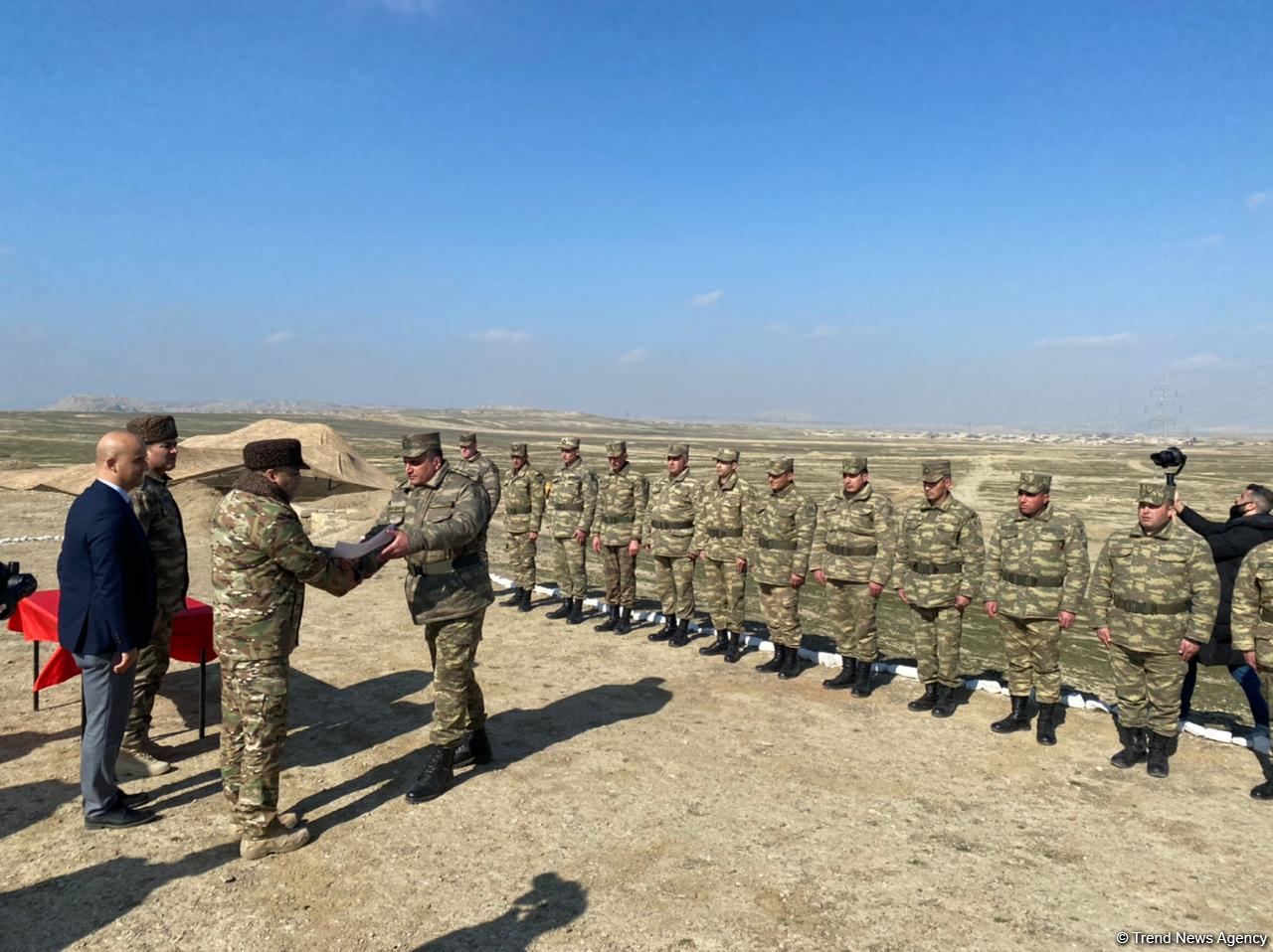 Azerbaijani sappers receive int'l certificates after completing 10-day demining course (PHOTO)