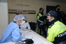 COVID-19 vaccination of police officers starts in Azerbaijan - Trend TV reports (PHOTO)