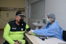 COVID-19 vaccination of police officers starts in Azerbaijan - Trend TV reports (PHOTO)