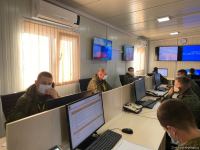 Azerbaijani, foreign journalists visit Turkish-Russian Monitoring Center in Aghdam (PHOTO/VIDEO)