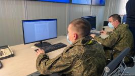 Azerbaijani, foreign journalists visit Turkish-Russian Monitoring Center in Aghdam (PHOTO/VIDEO)